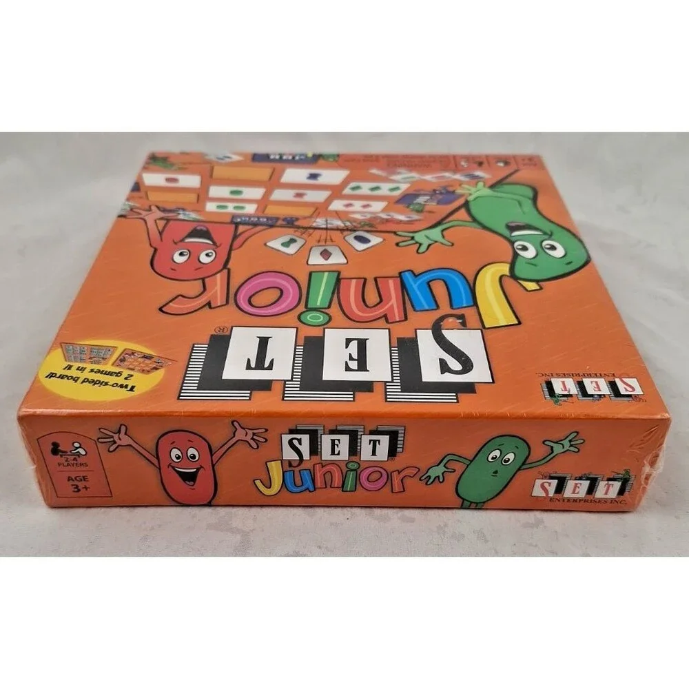 SET Junior Two-sided board! 2 games in 1!  (2012) New/Sealed *** Free Shipping